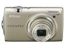 【中古】Nikon デジタルカメラ COOLPIX クールピクス S5100 ウォームシルバー S5100SL 1220万画素 光学5倍ズーム 広角28mm 2...