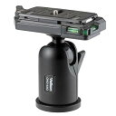 【中古】Velbon 自由雲台 QHD-63Q 中型 底面径53mm クイックシュー対応 アルミ製 471802
