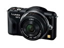 【中古】パナソニック ミラーレス一眼カメラ LUMIX GF3 レンズキット エスプリブラック DMC-GF3C-K