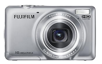 EXEMODE - 【中古】FUJIFILM デジタルカメラ FinePix JX420 シルバー 1600万画素 広角28mm光学5倍 F FX-JX420S