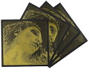 【中古】EVAH PIRAZZI GOLD エヴァ ピラッツィ ゴールド バイオリン弦セットG線シルバー E線ループエンド