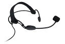【中古】Panasonic WX-4300B、WX-1800、WX-ST400、UNI-PEX WM-8100A、WM-8130A、WM-3100汎用品 ヘッドセット型業務用注意:防滴ではありませんHM-606P