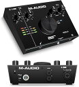 【中古】M-Audio USB USB-C オーディオインターフェース 2イン 2アウト 音楽制作ソフト付 再生 ハイレゾ音源 宅録 低ノイズ DTM Mac ...