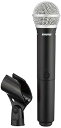 【中古】SHURE シュア ワイヤレスマイク ハンドヘルド型 送信機 BLX2/PG58 : プロ 仕様 歌 歌手 ボーカル パフォーマンス ライブ イベント ...