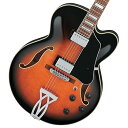 【中古】Ibanez/アイバニーズ フル・ホロウ・エレクトリック・ギター AF75-BS バッグ(2)