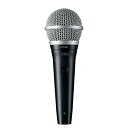 【中古】SHURE ボーカル用カーディオイド ダイナミックマイクロホン ケーブルなし PGA48-LC 国内正規品