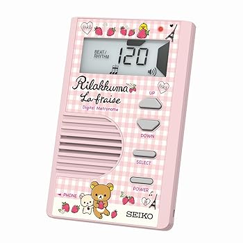 【中古】SEIKOセイコー デジタルメトロノーム 薄型 リラックマ限定モデル ピンク DM71RKP【メーカー名】【メーカー型番】【ブランド名】SEIKO(セイコー) メトロノーム 【商品説明】SEIKOセイコー デジタルメトロノーム 薄型 リラックマ限定モデル ピンク DM71RKP当店ではレコード盤には商品タイトルに［レコード］と表記しております。表記がない物はすべてCDですのでご注意ください。当店では初期不良に限り、商品到着から7日間は返品を 受付けております。お問い合わせ・メールにて不具合詳細をご連絡ください。他モールとの併売品の為、完売の際はキャンセルご連絡させて頂きます。中古品の商品タイトルに「限定」「初回」「保証」「DLコード」などの表記がありましても、特典・付属品・帯・保証等は付いておりません。電子辞書、コンパクトオーディオプレーヤー等のイヤホンは写真にありましても衛生上、基本お付けしておりません。※未使用品は除く品名に【import】【輸入】【北米】【海外】等の国内商品でないと把握できる表記商品について国内のDVDプレイヤー、ゲーム機で稼働しない場合がございます。予めご了承の上、購入ください。掲載と付属品が異なる場合は確認のご連絡をさせて頂きます。ご注文からお届けまで1、ご注文⇒ご注文は24時間受け付けております。2、注文確認⇒ご注文後、当店から注文確認メールを送信します。3、お届けまで3〜10営業日程度とお考えください。輸入商品は10営業日から30営業日前後でのお届けとなります。4、入金確認⇒前払い決済をご選択の場合、ご入金確認後、配送手配を致します。5、出荷⇒配送準備が整い次第、出荷致します。配送業者、追跡番号等の詳細をメール送信致します。6、到着⇒出荷後、1〜3日後に商品が到着します。　※離島、北海道、九州、沖縄は遅れる場合がございます。予めご了承下さい。お電話でのお問合せは少人数で運営の為受け付けておりませんので、お問い合わせ・メールにてお願い致します。★お客様都合によるご注文後のキャンセル・返品はお受けしておりませんのでご了承ください。0