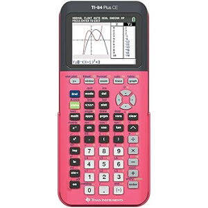 【中古】Texas Instruments テキサス・インスツルメンツ TI-84 Plus CE グラフ電卓 コーラルピンク 並行輸入品