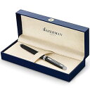 【中古】Waterman Hemisphere Gift Box includes Medium Nib Chrome Trim Fountain Pen - ...