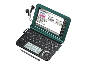 【中古】シャープ カラー電子辞書Brain グリーン系 PW-A7300-G