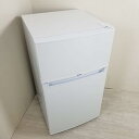 【中古】JR-N85B-Wホワイト Haier Joy Series 2ドア冷蔵庫 右開き 85L