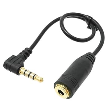【中古】ICONSHOP 3.5mm 4極 ステレオミニプラグ GND 変換ケーブル OMTP - CTIA 規格変換用 IC-OMCT01