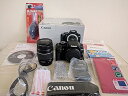 【中古】Canon デジタル一眼レフカメラ EOS Kiss デジタル X レンズキット ブラック KISSDXB-LKIT