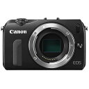 【中古】Canon ミラーレス一眼カメラ EOS M ボディ ブラック EOSMBK-BODY(2)