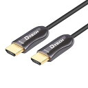 【中古】DTech ウルトラスリム 200フィート 光ファイバーHDMI 2.0ケーブル 4K 60Hz 18Gbps 壁取り付け用 200フィート プロジェク...