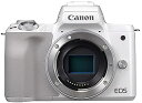 【中古】Canon ミラーレス一眼カメラ EOS Kiss M ボディー ホワイト EOSKISSMWH-BODY