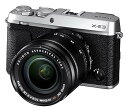 【中古】富士フイルムFUJIFILM ミラーレス一眼カメラ X-E3レンズキットシルバー X-E3LK-S