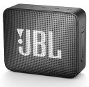 【中古】JBL GO2 Bluetoothスピーカー IPX7防水/ポータブル/パッシブラジエーター搭載 ブラック JBLGO2BLK 国内正規品