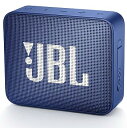 【中古】JBL GO2 Bluetoothスピーカー IPX7防水/ポータブル/パッシブラジエーター搭載 ブルー JBLGO2BLU 国内正規品