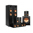【中古】Klipsch 5.1 RP-250 リファレンス プレミア スピーカーパッケージ R-112SW サブウーファー エボニー