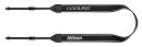【中古】Nikon ネックストラップ コンパクトデジカメ・COOLPIX用 AN-CP21 ロゴ入り ブラック ANCP21