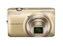 【中古】Nikon デジタルカメラ COOLPIX クールピクス S6300 エレガントゴールド S6300GL