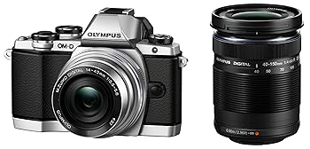 【中古】OLYMPUS OM-D E-M10 ダブルズームキット シルバー ミラーレス一眼 OM-D E-M10 DZKIT SLV