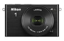 【中古】Nikon ミラーレス一眼 Nikon1 J4 標準パワーズームレンズキット ブラック J4HPLKBK