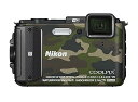 【中古】Nikon デジタルカメラ COOLPIX AW130 カムフラージュグリーン