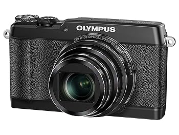 【中古】OLYMPUS コンパクトデジタルカメラ STYLUS SH-3 ブラック 光学式5軸手ぶれ補正 光学24倍&超解..