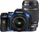 【中古】PENTAX デジタル一眼レフカメラ K-30 ダブルズームキット DAL18-55mm・DAL55-300mm クリスタルブルー K-30WZK C-...
