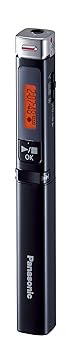 【中古】Panasonic ICレコーダー 4GB スティック型 ブラック RR-XP007-K