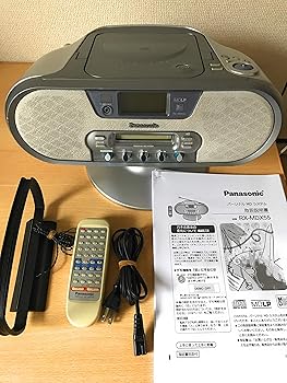 【中古】Panasonic パナソニック RX-MDX55-S シルバー パーソナルMDシステムCD/MD/チューナーラジカセ形状MDLP対応