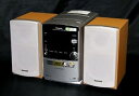 【中古】Panasonic パナソニック SC-PM510MD-S シルバー MDステレオシステムCD/MD/カセットコンポ本体SA-PM510MDとスピーカー...