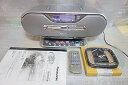 【中古】Panasonic パナソニック RX-MDX80-S シルバー パーソナルMDシステム CD/MDデッキラジカセ形状タイプ