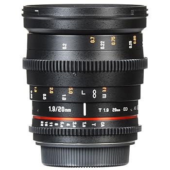 【中古】Rokinon 20mm T1.9 Cine DSレンズ Canon EF用