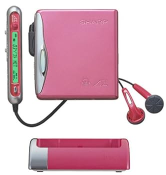 【中古】SHARP アウビィ MD-DS55-P 1ビットポータブルMDプレーヤー ピンク