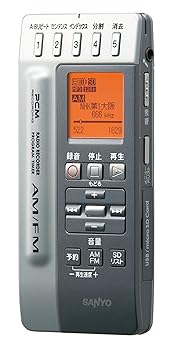 【中古】SANYO ラジオICレコーダーシルバー ICR-RS110MS 【中古】SANYO ラジオICレコーダーシルバー ICR-RS110MS
