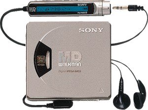 【中古】SONY　ソニー　MZ-E55Sシルバー　ポータブルMDプレーヤー　MDLP非対応　MD再生専用機/MDウォークマン