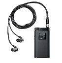 【中古】SHURE イヤホンシステム KSE1500 コンデンサー型 ハイレゾ対応 ヘッドホンアンプ一体型 KSE1500SYS-J 国内正規品 ブラック