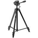 【中古】Velbon 三脚 レバー式 EX-530 3段 中型 3Way雲台付 DIN規格クイックシュー対応 アルミ製 301406