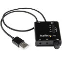 【中古】StarTech.com USB - DACヘッドホンアンプ S/PDIF対応 96kHz/24bit 2x 3.5mmミニジャック 1x 3.5mmト...