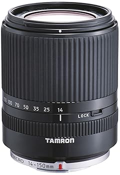 【中古】TAMRON 高倍率ズームレンズ 14-150mm F3.5-5.8 DiIII マイクロフォーサーズ用 ミラーレスカメラ マイクロフォーサーズ専用 ブラック C001F-BLACK