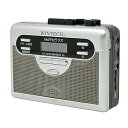 【中古】WINTECH アラームクロック搭載 AM/FMラジオ付テープレコーダー シルバー FMワイドバンドモデル PCT-11R(2)