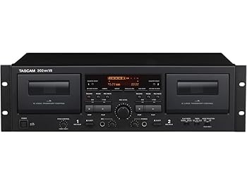 【中古】TASCAM 202MKVII ダブルカセットデッキ 【中古】TASCAM 202MKVII ダブルカセットデッキ