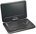 【中古】グリーンハウス 単3形乾電池対応 9型ワイド液晶搭載ポータブルDVDプレーヤー 車載用ヘッドレスト取り付けキット ブラック GH-PDV9W-BK