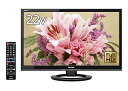 【中古】シャープ 22V型 液晶 テレビ AQUOS LC-22K30-B フルハイビジョン 外付HDD対応裏番組録画 ブラック 2015年モデル