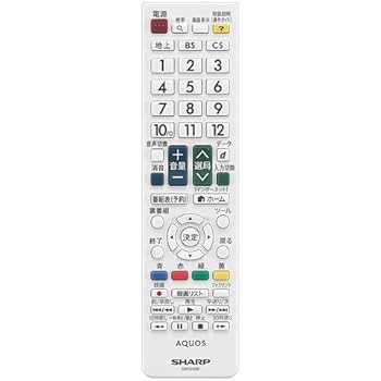 【中古】シャープ SHARP テレビリモコン 0106380473 【中古】シャープ SHARP テレビリモコン 0106380473