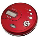 【中古】コイズミ ポータブルCD SAD-3902/R レッド