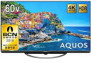 【中古】シャープ 液晶 テレビ 4K Android TV 回転式スタンド 2018年モデル AQUOS 60V型 4T-C60AJ1